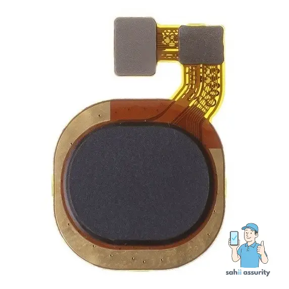 Fingerprint Sensor with Flex Cable for Tecno Spark 7 Black thumbnail
